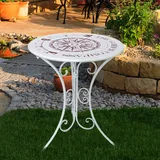 Garden Pleasure Bayo Bistrotisch Ø 60 x 70 cm weiß