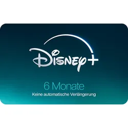 Disney+ 6 Monate (Wert: 53,94 €)