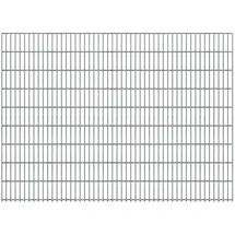 FA-Bausysteme Doppelstabmattenzaun 6/5/6  250 cm x 183 cm Feuerverzinkt