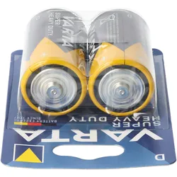 Varta Batterie Zink-Kohle, Mono, D, R20, 1.5V 2er Pack