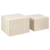 VCM ebuy24 Couchtisch Satz von 2 Stück Beige