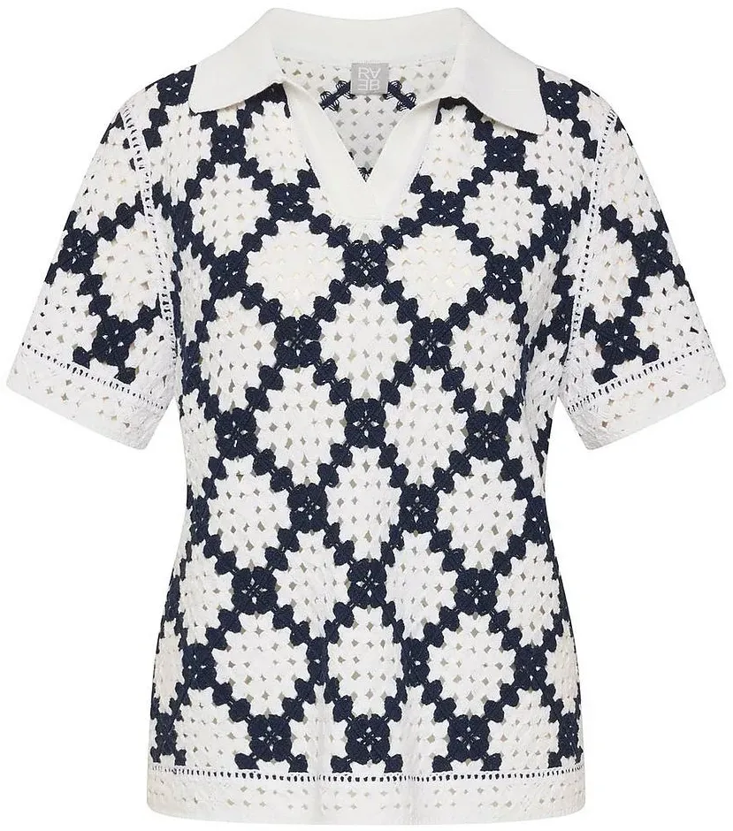 Polo-Pullover Rabe weiss, 40