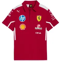 Puma Scuderia Ferrari F1 2025 Team Polo - rot,
