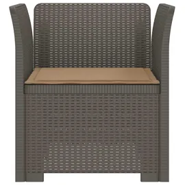 vidaXL 1-Sitzer Sessel 1 x 1 x 1 cm hellgrau