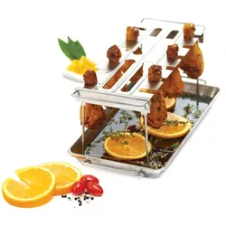 Wing Rack Edelstahl -   Broil King