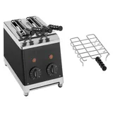 Milantoast 2-er Toaster Schwarz
