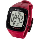 Sigma Sport Pulsuhr iD.RUN HR rouge, GPS-Laufuhr, Handgelenk-Pulsmessung, Activity Tracker, Rot