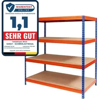 Mammut Weitspannregal Blau-orange