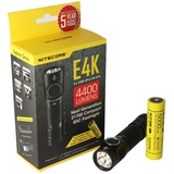 Nitecore E4K LED Taschenlampe akkubetrieben 4400lm 80g