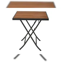 Merxx Patmos Klapptisch 70 x 70 x 73,5 cm Braun/Grau