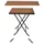 Merxx Patmos Klapptisch 70 x 70 x 73,5 cm Braun/Grau