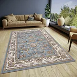 HANSE HOME Reni grün (mint,creme), B:57cm H:8mm L:90cm, Jute, Polyester, Polypropylen (PP), Teppiche, Teppich, Läufer, Orientalisch, Kurzflor, Wohnzimmer, Schlafzimmer, Esszimmer,
