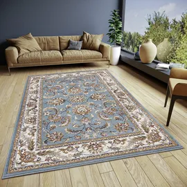 HANSE HOME Reni grün (mint,creme), B:57cm H:8mm L:90cm, Jute, Polyester, Polypropylen (PP), Teppiche, Teppich, Läufer, Orientalisch, Kurzflor, Wohnzimmer, Schlafzimmer, Esszimmer,