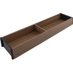 BLUM AMBIA-LINE Schubkastenrahmen schmal - Holzdesign - 522 mm , Tennessee Nuss/carbonschwarz matt