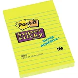 Post-it Haftnotizen Super Sticky Notes, 102x152 mm)