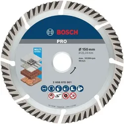 BOSCH Diamanttrennscheibe 150 x 22,23 mm PRO Multi Material