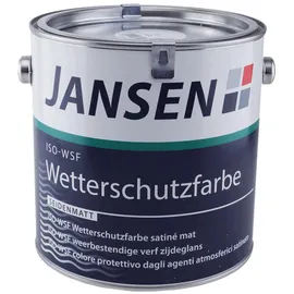 Jansen ISO-WSF Wetterschutzfarbe Weiß seidenmatt 2,5 l