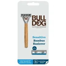 Bulldog Gin Bamboo Sensitiv e shaver + 2 Klingen