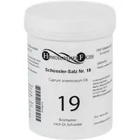 HOMOEOPATHIEFUCHS Schüssler-Salz Nummer 19 Cuprun arsenicosum D6 Biochemie 1000 St Tabletten