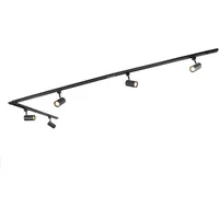 QAZQA Iconic Jeana 5-flg. schwarz Stahl
