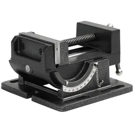 vidaXL Maschinenschraubstock Gusseisen 110 mm schwarz