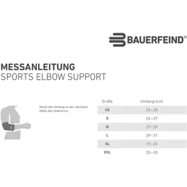 Bauerfeind Sports Unisex Ankle Support Dynamic schwarz