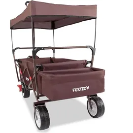 FUXTEC Fuxlife Einsteiger Bollerwagen FX-CT350 Braun