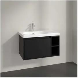 Villeroy & Boch Skyla Waschtisch-Unterschrank 1 Auszug, 772 x 436 x 439 mm, Volcano Black
