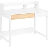 SoBuy Eckschreibtisch FWT106 Weiß