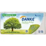 Danke Toilettenpapier 3-lagig Recyclingpapier, 8 Rollen