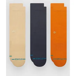 Stance Icon 3 Pack Socken sand Gr. M