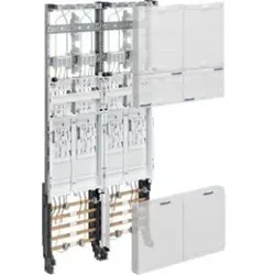 Hager ZK3EL24 Komplettfeld, univZ, eHZ, H=1050mm, 4 Zählerpl., 2-feld, NRW, SH, HH, MV, Avacon.Komplettfeld / Einbausatz univers Z für eHZ zum