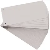 Exacompta Trennstreifen 10,5 x 24 cm Grau 100 St.
