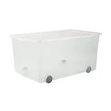 Rotho CLEAR 63 Liter mit Rollen