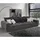 luma-home schönes für dein zuhause luma-home Big-Sofa, Anthrazit Textil, 4-Sitzer, einzeln stellbar,Rechteckig, 306x86x134 cm Wohnzimmer, Sofas / Couches, Sofas, Bigsofas