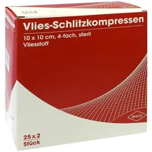 dr. ausbüttel gmbh & co. kg Schlitzkompressen Vlies 10 x 10 cm 50 St.