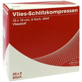 dr. ausbüttel gmbh & co. kg Schlitzkompressen Vlies 10 x 10 cm 50 St.