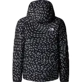 The North Face Mädchen Reversible Perrito Hoodie-Jacke, Tnf Black Vector Field, 140