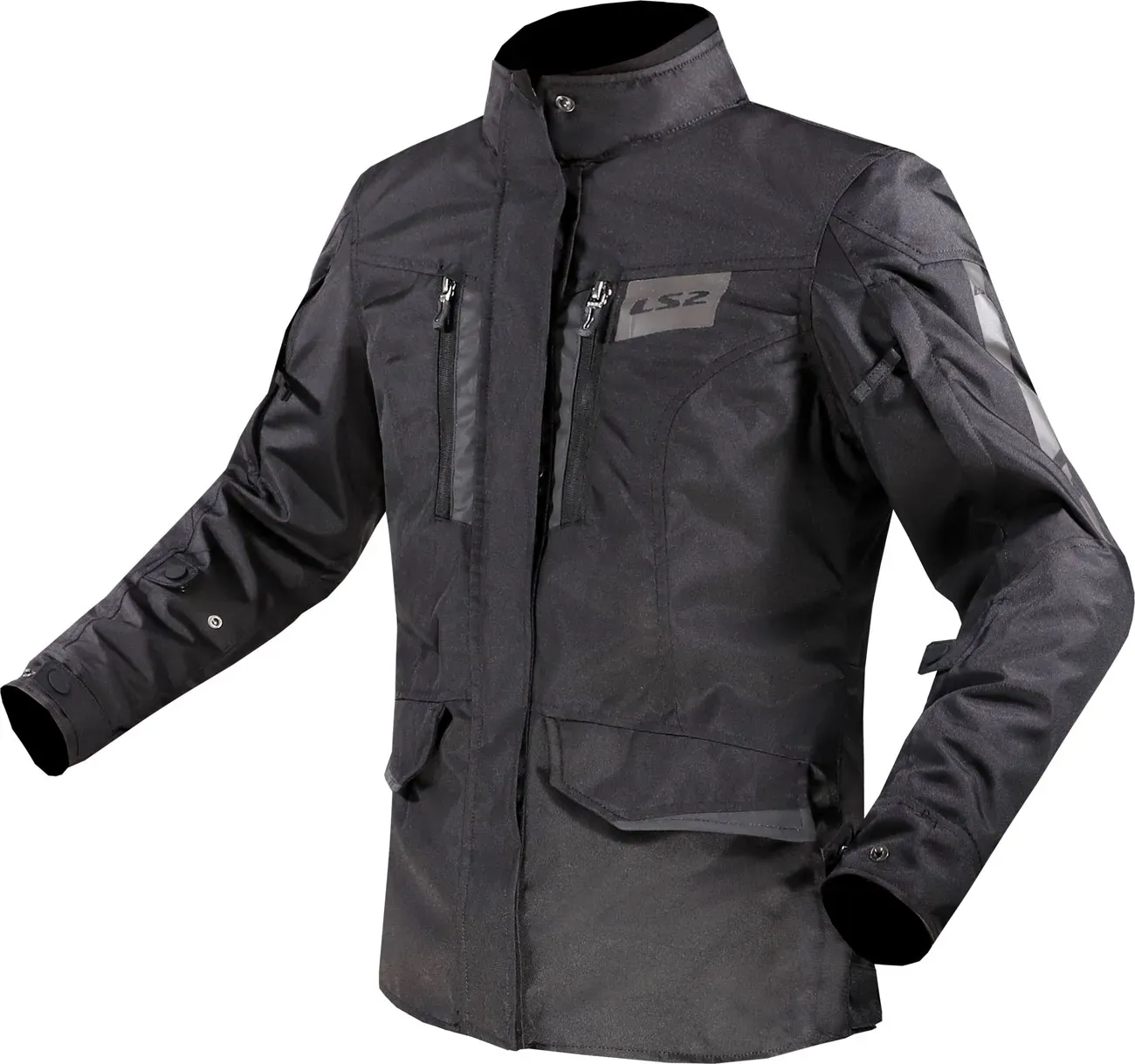 LS2 Metropolis Evo, veste textile imperméable pour femmes - Noir - M