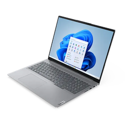 Lenovo ThinkBook 16 Gen 6 Intel® Core i3-1315U Prozessor der 13. Generation E-Kerne bis zu 3,30 GHz, P-Kerne bis zu 4,50 GHz, Windows 11 Home 64 Bit, 256 GB SSD, M.2 2242, PCIe 4.0, TLC