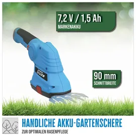 Güde Akku-Strauchschere GPS 7,2V-1,5 inkl. 1 x 1,3 Ah