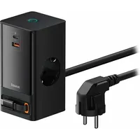 Baseus PowerCombo (65 W), USB Ladegerät, Schwarz