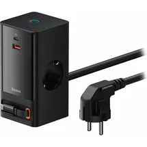 Baseus PowerCombo (65 W), USB Ladegerät, Schwarz