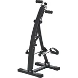 HOMCOM Heimtrainer Bewegungstrainer Pedaltrainer für Senioren aus Stahl in Schwarz 41x50x96cm für Fitness & Rehabilitation   Aosom.de