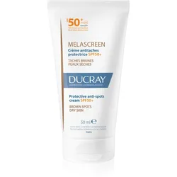 Ducray Melascreen schützende Creme gegen Pigmentflecken für trockene Haut 50 ml