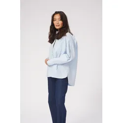 Entspannter Hemd - Hellblau - Damen - TeeShoppen