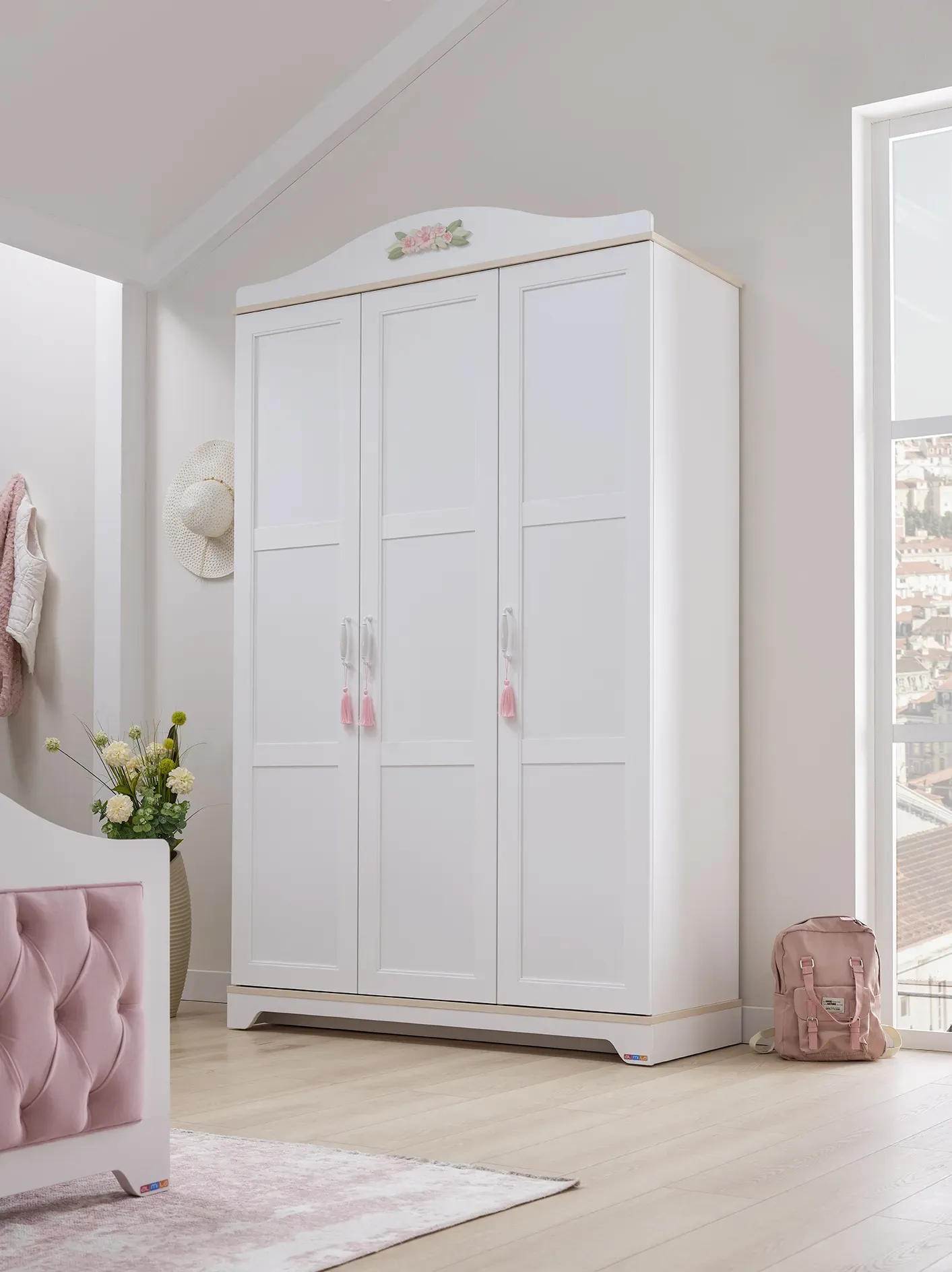 Infantil ALMILA Bianca Kleiderschrank