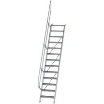 Günzburger MUNK Aluminium-Treppe Stufen 60° 13 Stufen