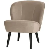 Woood Sessel Sara Samt 0 x 0 x 0 cm Hellbraun