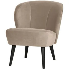 Woood Sessel Sara Samt 0 x 0 x 0 cm Hellbraun